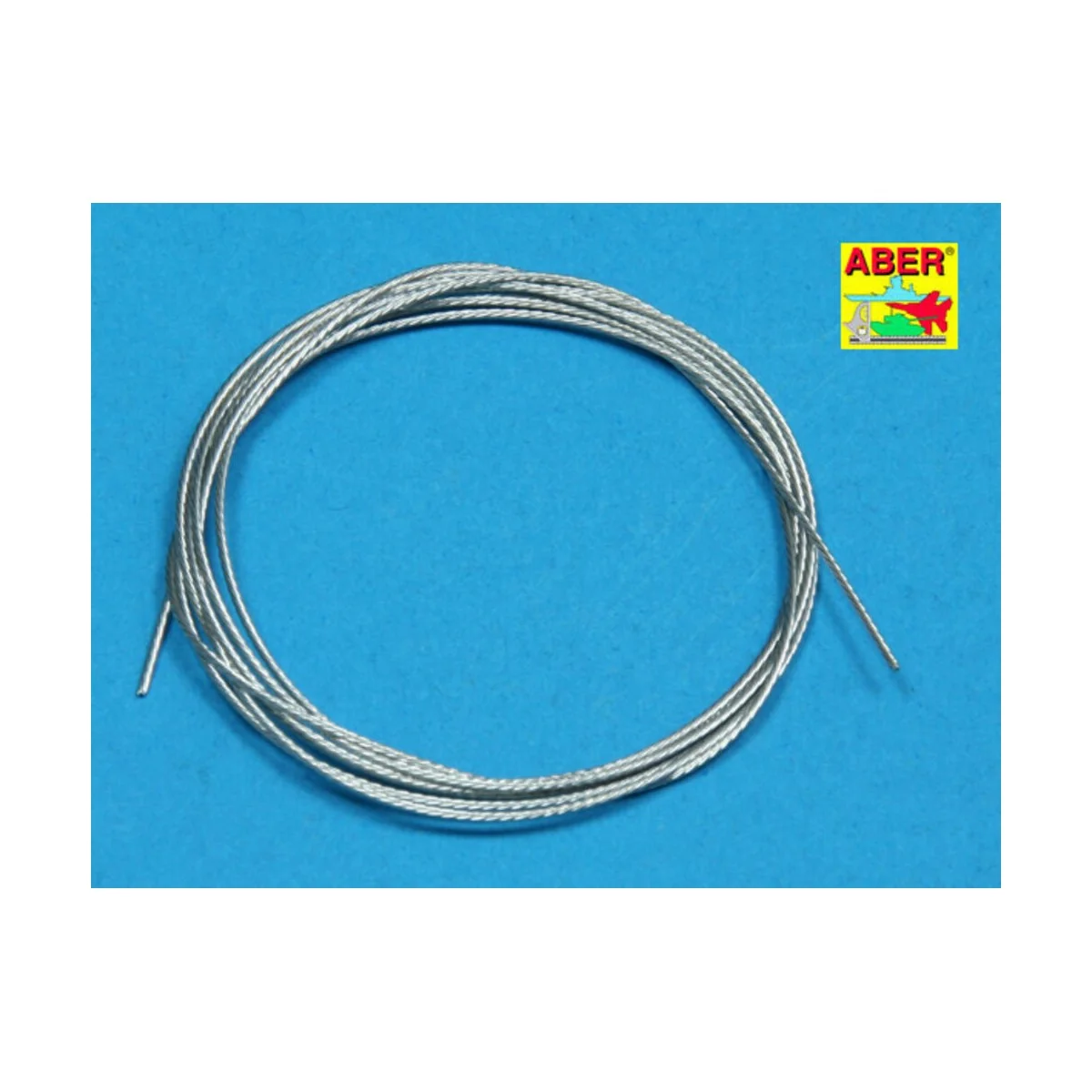 Stainless Steel Towing Cables O 0, 6mm, 1 m long - Aber Models TCS 06