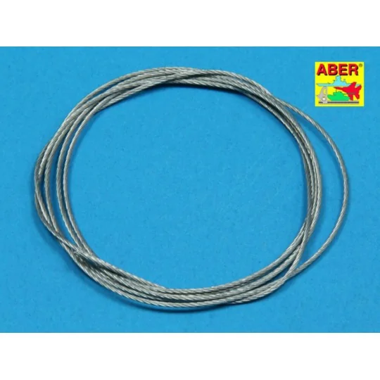 Stainless Steel Towing Cables 0, 9mm 1 m long - Aber Models TCS 09