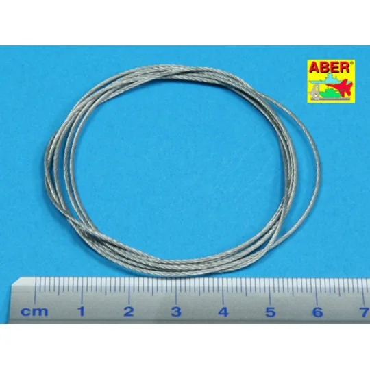 Stainless Steel Towing Cables 0, 9mm 1 m long - Aber Models TCS 09
