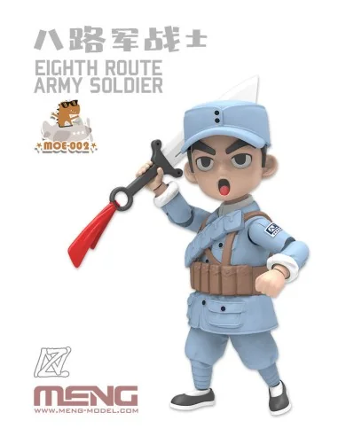 Eighth Route Army Soldier (Cartoon Figure Model) - MENG-Model MOE-002