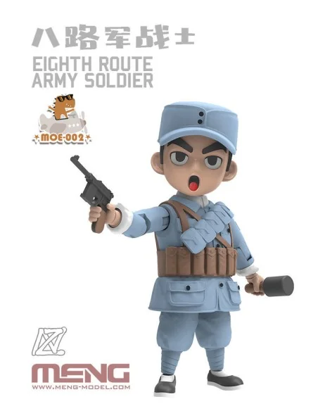 Eighth Route Army Soldier (Cartoon Figure Model) - MENG-Model MOE-002