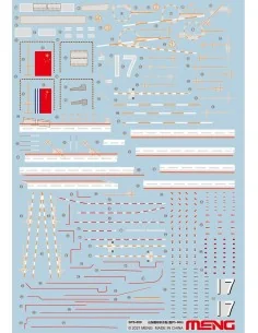 PLA Navy Shandong Marking Decals (For PS-006), 1/700 - MENG-Model S...