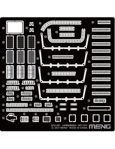 PLA Navy Shandong Pe Parts (For PS-006), 1/700 - MENG-Model SPS-081