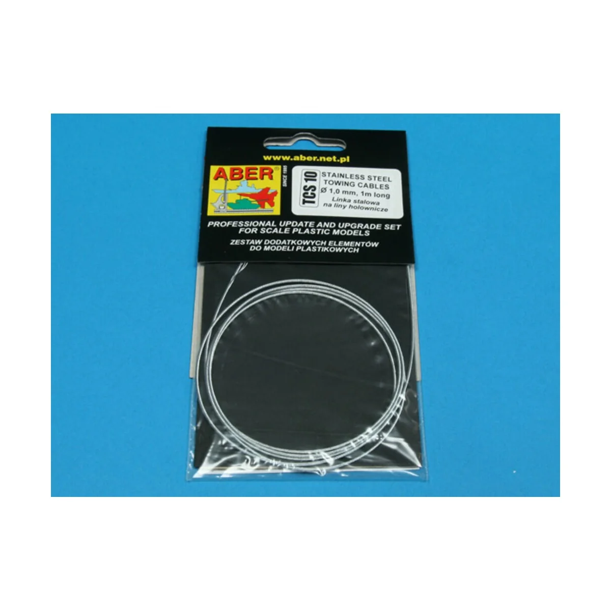 Stainless Steel Towing Cables O 1,0 mm, 1 m long - Aber Models TCS 10