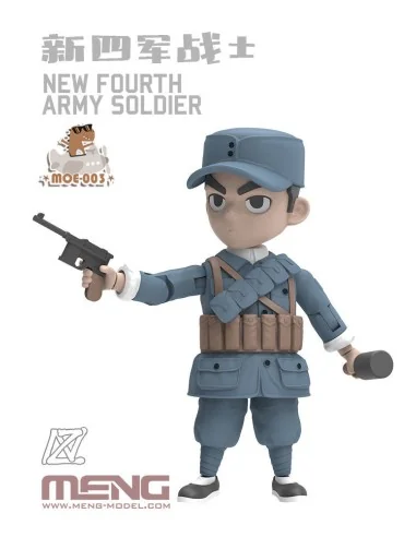 New Fourth Army Soldier (CARTOON MODEL) - MENG-Model MOE-003