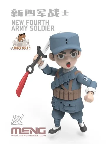 New Fourth Army Soldier (CARTOON MODEL) - MENG-Model MOE-003