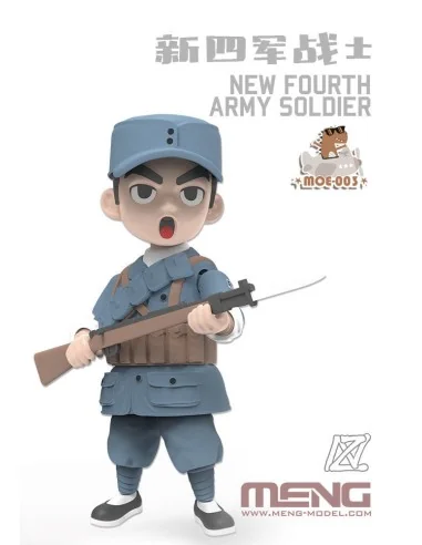 New Fourth Army Soldier (CARTOON MODEL) - MENG-Model MOE-003