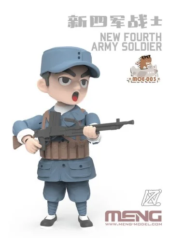 New Fourth Army Soldier (CARTOON MODEL) - MENG-Model MOE-003