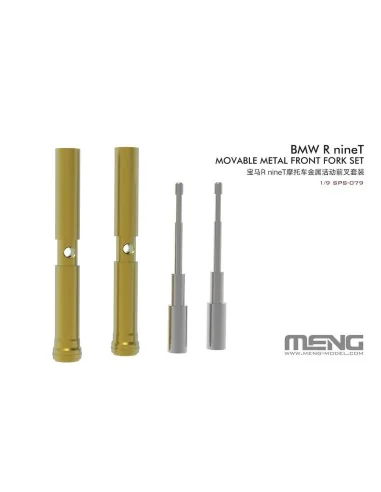 BMW R nineT Movable Metal Front Fork Set, 1/9 - MENG-Model SPS-079