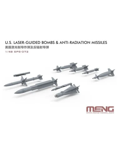 U.S. Laser-Guided Bombs & Anti-Radiation Missiles, 1/48 - MENG-Mode...