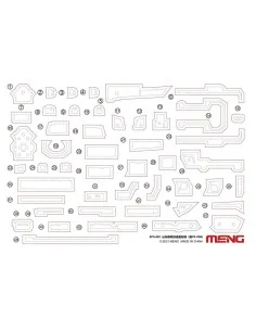 PLA Navy Shandong Paint Masks (For PS-006), 1/700 - MENG-Model SPS-082