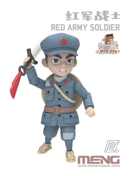 Red Army Soldier (CARTOON FIGURE MODEL) - MENG-Model MOE-006
