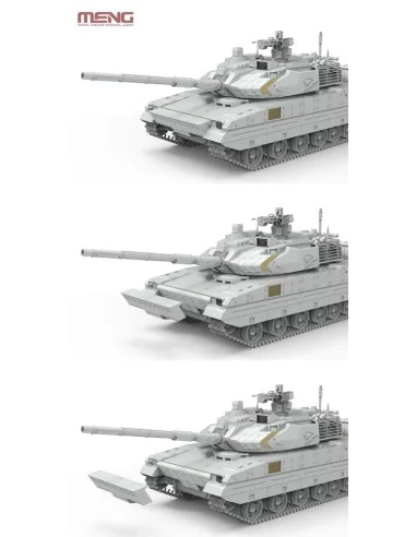 PLA ZTQ15 Light Tank w/Add-On Armor, 1/35 - MENG-Model TS-050