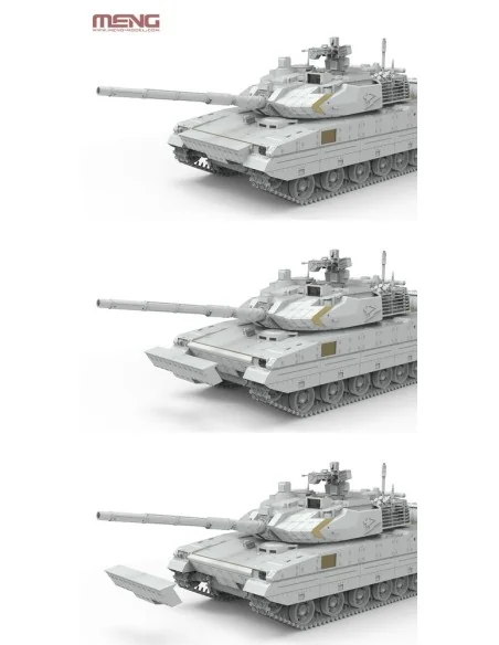 PLA ZTQ15 Light Tank w/Add-On Armor, 1/35 - MENG-Model TS-050
