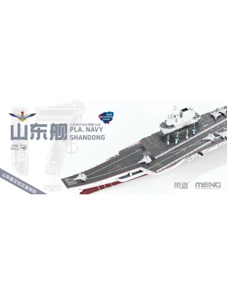 PLA Navy Shandong (Pre-colored Edition), 1/700 - MENG-Model PS-006s