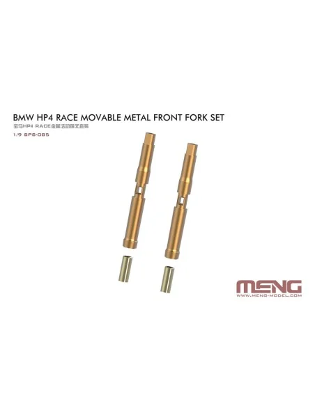 BMW HP4 RACE Movable Metal Front Fork Set, 1/9 - MENG-Model SPS-085