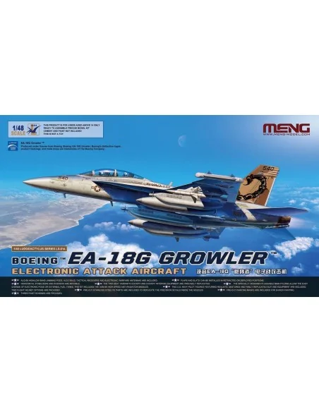Boeing EA-18G Growler Electronic Attack Aircraft, 1/48 - MENG-Model...
