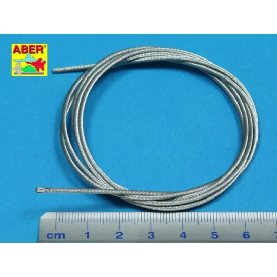 Stainless Steel Towing Cables O 1,5 mm, 1 m long - Aber Models TCS 15