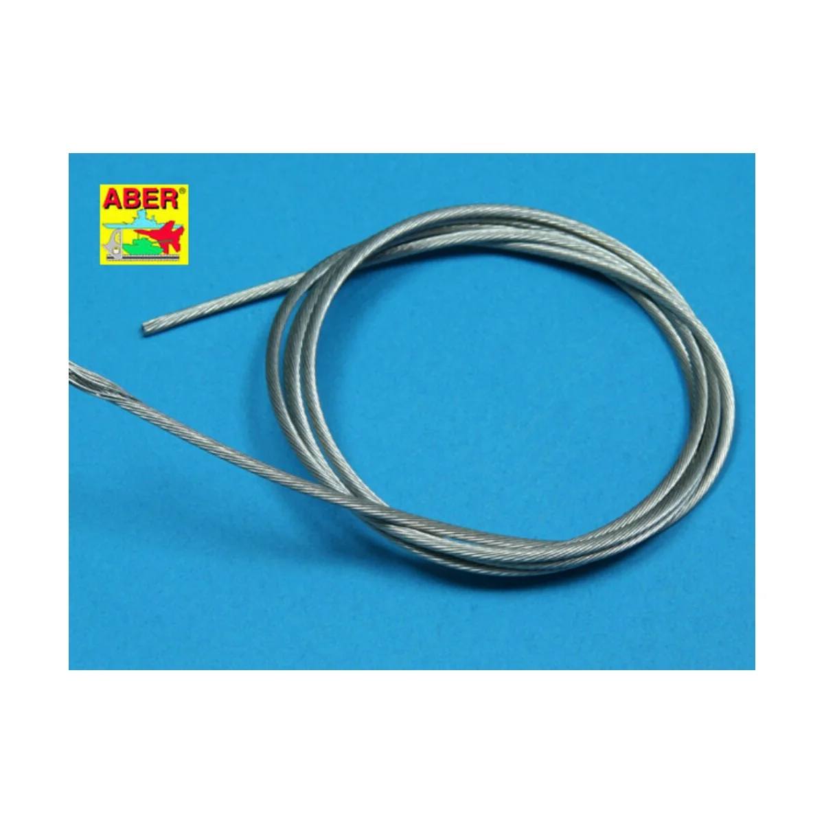 Stainless Steel Towing Cables O 2, 0 mm, 1 m long - Aber Models TCS 20 Stainless Steel Towing Cables O 2, 0 mm, 1 m long - Aber Models TCS 20