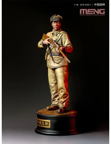 Chinese Sniper Ace (Painted figure, incl. base), 1/6 - MENG-Model D...