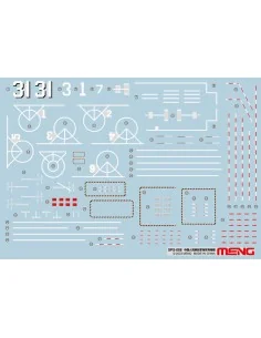 PLA Navy Hainan Marking Decals (For PS-007), 1/700 - MENG-Model SPS...