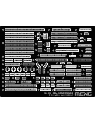 [NO_DESC] PLA Navy Hainan PE Parts (For PS-007), 1/700 - MENG-Model...