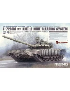 Russian Main Battle Tank T-72B3M w/ KMT-8 Mine Clearing System, 1/3...