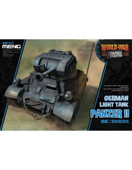 German Light Tank Panzer II (CARTOON MODEL) - MENG-Model WWT-019