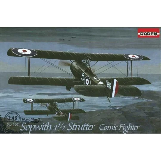 Sopwith 11/2 Strutter Comic fighter, 1/48 - Roden 407 Sopwith 11/2 Strutter Comic fighter, 1/48 - Roden 407