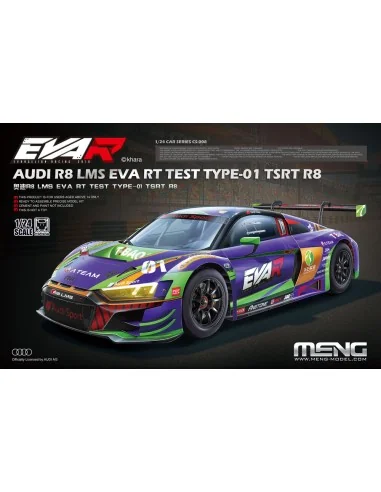 Audi R8 LMS EVA RT TEST TYPE-01 TSRT R8, 1/24 - MENG-Model CS-008