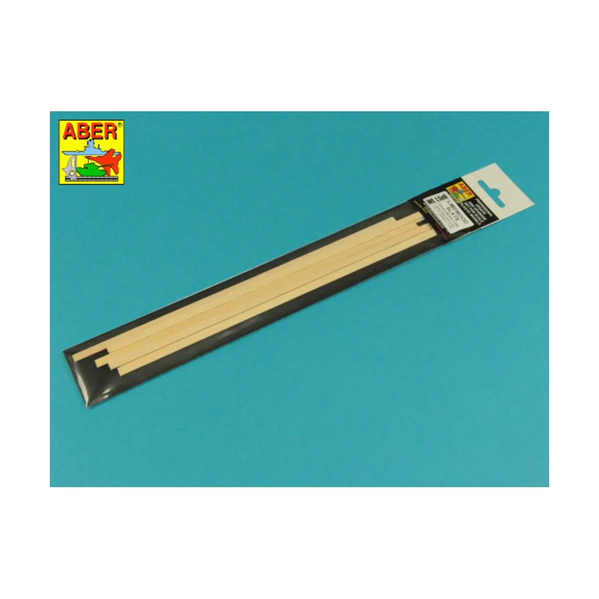 Limewood slats 1,5 x 6 x 245mm x 7 pcs. - Aber Models WL 1,5X6