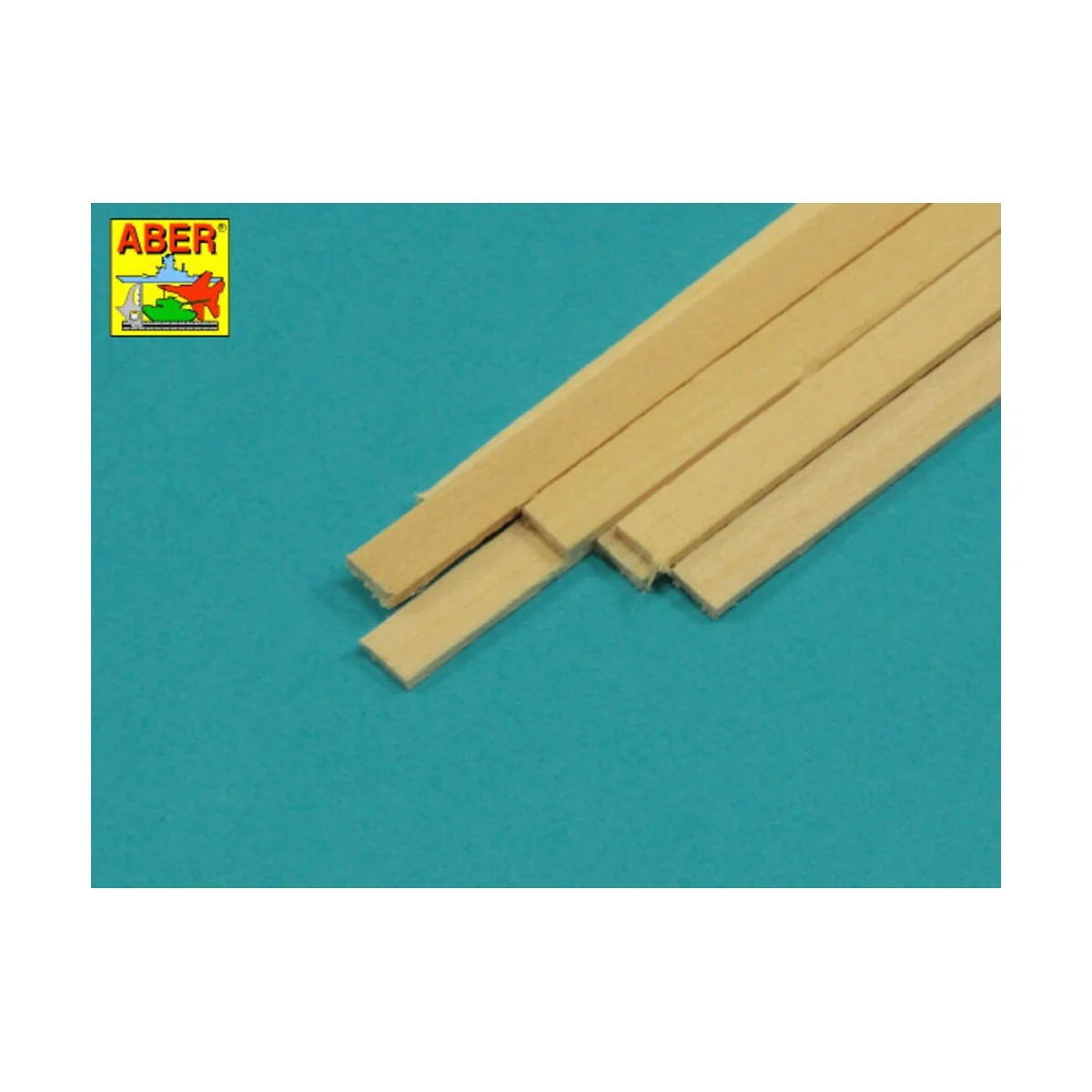 Limewood slats 1,5 x 6 x 245mm x 7 pcs. - Aber Models WL 1,5X6