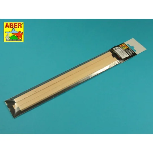 Limewood slats 2 x 10 x 245mm x 7 pcs. - Aber Models WL 2X10