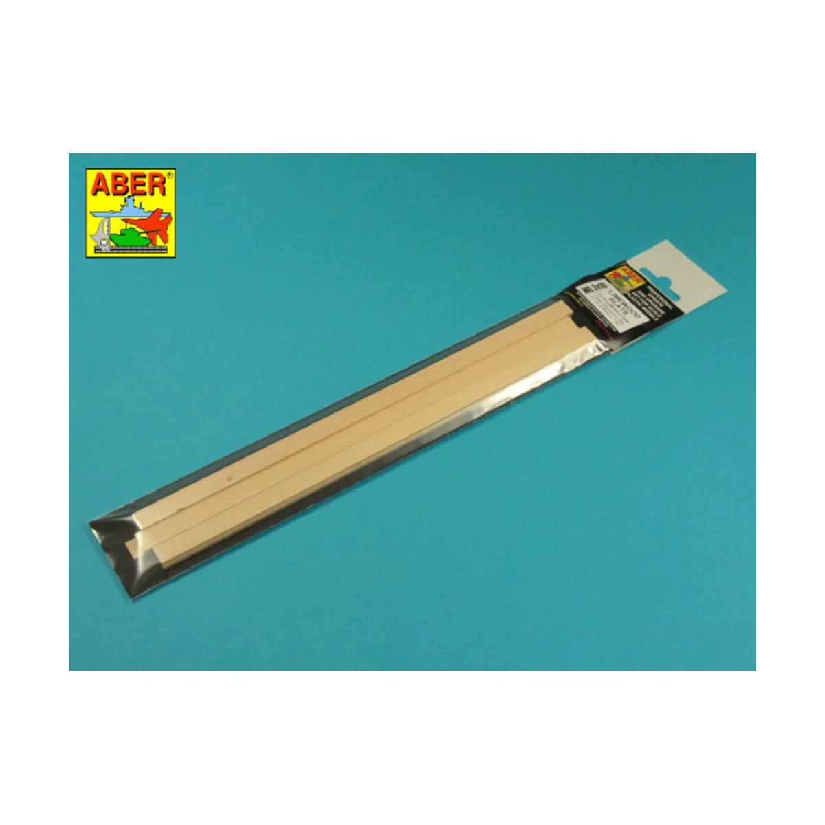 Limewood slats 2 x 10 x 245mm x 7 pcs. - Aber Models WL 2X10