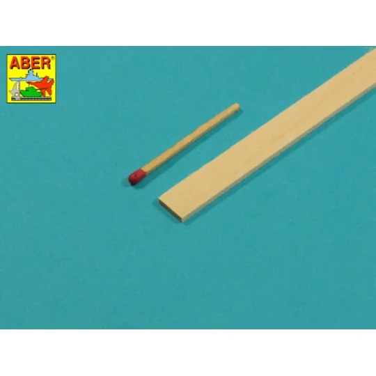 Limewood slats 2 x 10 x 245mm x 7 pcs. - Aber Models WL 2X10