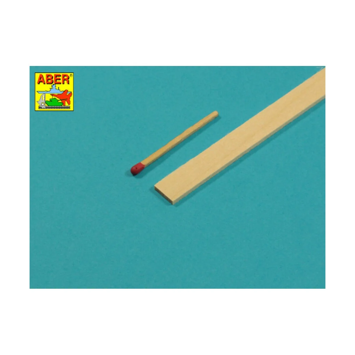 Limewood slats 2 x 10 x 245mm x 7 pcs. - Aber Models WL 2X10