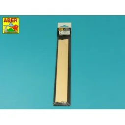 Limewood slats 2 x 8 x 245mm x 8 pcs. - Aber Models WL 2X8