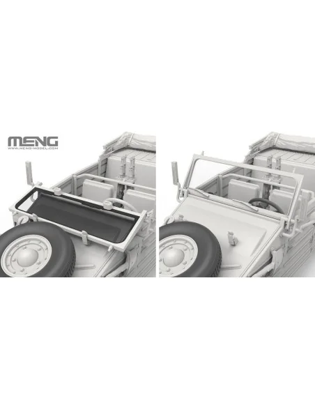 1/35 German Pkw.K1 Kübelwagen Type 82 (North Africa), 1/35 - MENG-M...