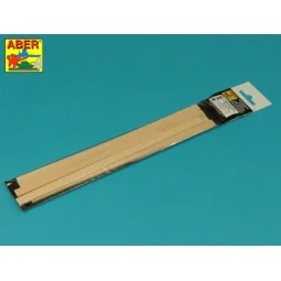 Limewood slats 3 x 10 x 245mm x 7 pcs. - Aber Models WL 3X10