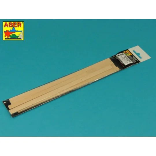 Limewood slats 3 x 10 x 245mm x 7 pcs. - Aber Models WL 3X10
