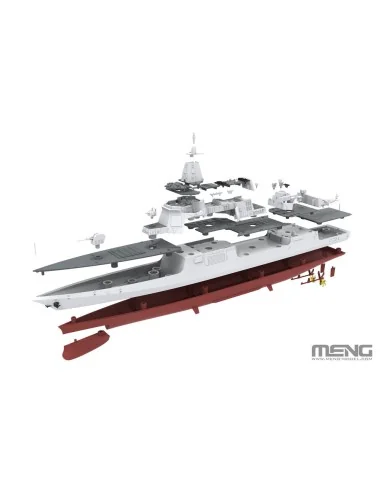[NO_DESC] Chinese Type-055 Guided-Missile Destroyer, 1/700 - MENG-M...