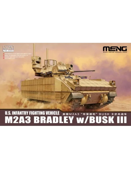 U.S. Infantry Fighting Vehicle M2A3 Bradley w/BUSK III, 1/72 - MENG...