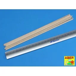 Wood round rods 2mm - Aber Models WR2