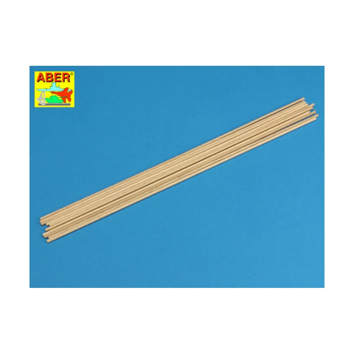 Wood round rods 2mm - Aber Models WR2