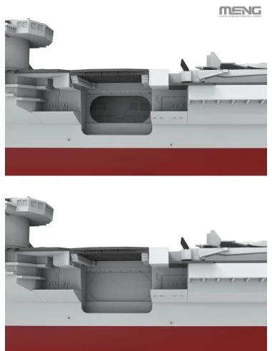 [NO_DESC] Aircraft Carrier Liaoning, 1/700 - MENG-Model PS-010