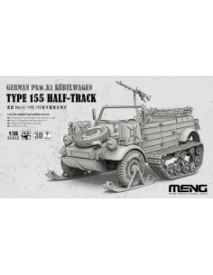 German Pkw.K1 Kübelwagen Type 155 Half-Track (incl. 3D printed trac...
