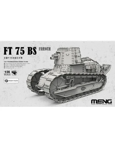 French FT 75 BS (incl. resin parts), 1/35 - MENG-Model TS-059