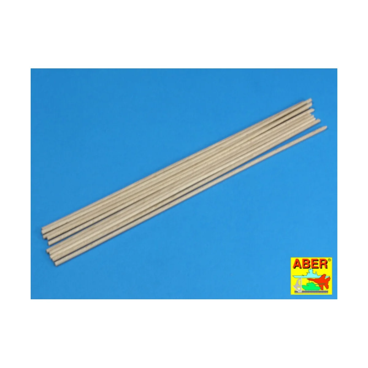 Wood round rods 3mm - Aber Models WR3