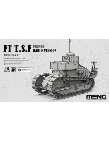 French FT T.S.F Radio Version (incl. resin parts), 1/35 - MENG-Mode...