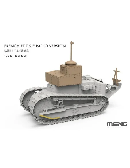 French FT T.S.F Radio Version (incl. resin parts), 1/35 - MENG-Mode...